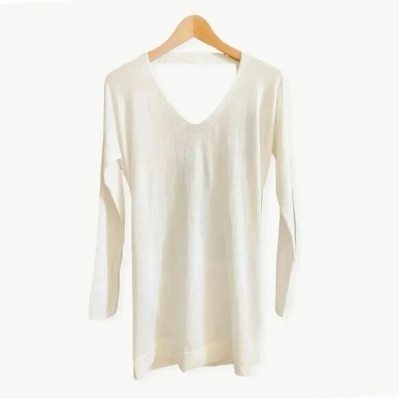 Vimmia Shavasana White Womens Light Sweater(NWT) - Picture 1 of 7